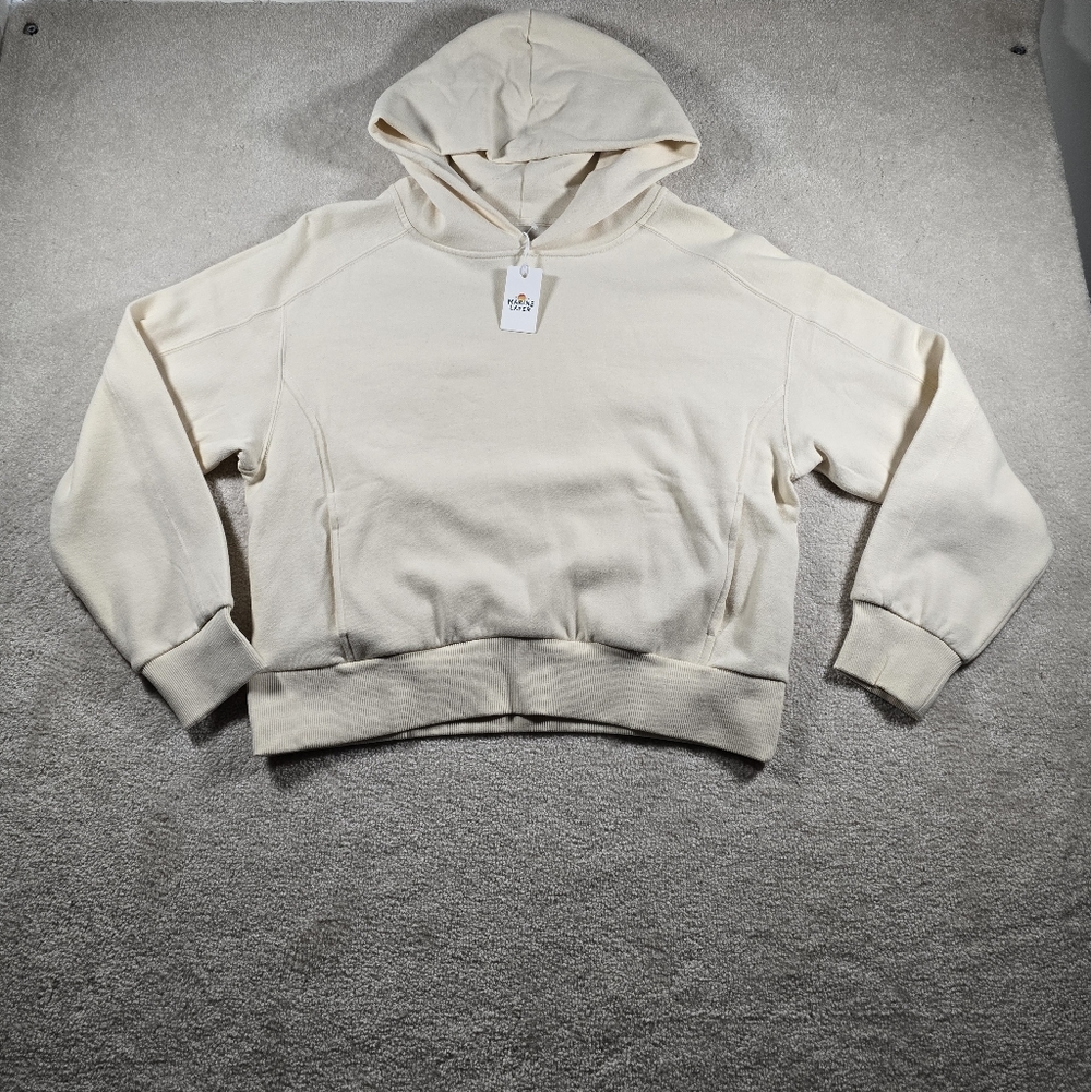 Marine Layer Cream Hoodie